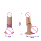 Фаллоимитатор. Реалистичный. Силикон. На присоске. photo 1