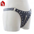 Davidsource Studed Кожаные Трусики С Металлической Цепью photo 3