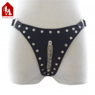 Davidsource Studed Кожаные Трусики С Металлической Цепью photo 2