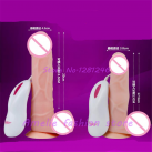 Фалоімітатор реалістичний з 12 швидкостями вібрації photo 3