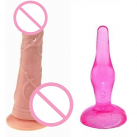 Набор из фаллоимитатора и анальной пробки photo 2