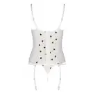 Корсет з підв'язками + стрінги LOVELIA CORSET white XXL/XXXL - Passion photo 6