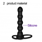 Фалоімітатор з кільцем. Силікон. Вібраційний. photo 5