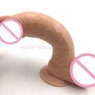 Силиконовый фаллоимитатор реалистичный, 9 Дюймов, водонепроницаемый photo 2