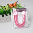 Фаллоимитатор. Двойной. Силикон. 1 шт. photo 1