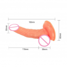 Фаллоимитатор реалистичный  на присоске водонепроницаемый  photo 3