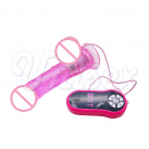 Фалоімітатор. Реалістичний. Силікон. З вібрацією. З присоск. обертання. photo 4