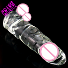 Фаллоимитатор реалистичный прозрачный 202x51 мм photo 4