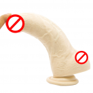 Фаллоимитатор. Реалистичный. Силикон. На присоске. 21х5 см. photo 3