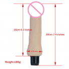 Фалоімітатор реалістичний з вібрацією 20 см, водонепроникний photo 4