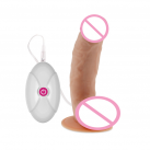 Вибрационный ультрамягкий фаллоимитатор, 8.5 дюймов photo 4