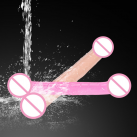 Реалістичний двосторонній фалоімітатор photo 6