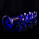 Фаллоимитатор спиральный. Стекло. 17 см. photo 4