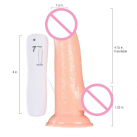 Фаллоимитатор с присоской и вибрацией photo 3