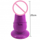 Супер великий фалоімітатор із присоскою, 70*200 мм. photo 3