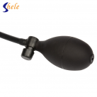 Надувний чорний фалоімітатор SHELE photo 6