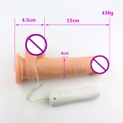 Электрический фаллоимитатор на присоске для женщин photo 4