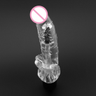 Фалоімітатор. Скло. Вібраційний. photo 6
