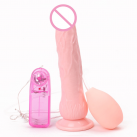 Реалістичний фалоімітатор на присосці з еякуляцією та вібрацією photo 3