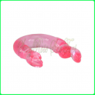 Силиконовый двойной фаллоимитатор Кролик BAILE  photo 5