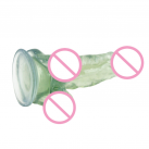 Фалоімітатор. Реалістичний. Прозорий. photo 1