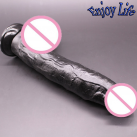 Черный страпон 12.2 Inch  photo 6