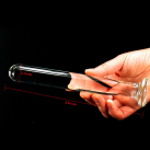 Цилиндрический прозрачный стеклянный анальный плагин photo 4