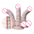 Силиконовый большой фаллоимитатор на присоске, водонепроницаемый photo 2