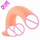 Фалоімітатор вигнутий чорний photo 5