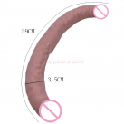 Двойной фаллоимитатор 39х3.5 см photo 5