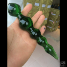 Анальный плагин с шариками, зеленый photo 3