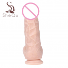 Фаллоимитатор. Реалистичный. Силикон. На присоске. Вибрационный. photo 4