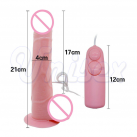 Фаллоимитатор. Реалистичный. Силикон. На присоске. Вибрационный. photo 3