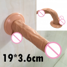 Фаллоимитатор с присоской 19х3.6см  photo 2