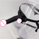 Большой черный фаллос с ремнями photo 4