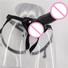 Большой черный фаллос с ремнями photo 5