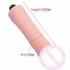 Силиконовый фаллоимитатор реалистичный с вибрацией  photo 4