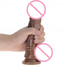 Фалоімітатор Вібраційний Реалістичний, 8 дюймів photo 3