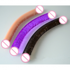 Гибкий двойной фаллоимитатор, 30х3 см photo 3