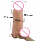 Величезний фалоімітатор, колір тілесний photo 4