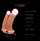 Двойной фаллоимитатор для страпона photo 2