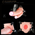 Двойной фаллоимитатор для страпона photo 3