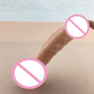 Большой реалистичный силиконовый вибратор на присоске photo 6