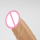 Реалістичний фалоімітатор із вигином на присосці photo 1