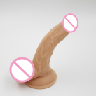 Реалістичний фалоімітатор із вигином на присосці photo 5