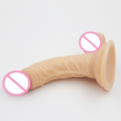 Реалістичний фалоімітатор із вигином на присосці photo 3