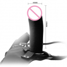 Трусики с фаллоимитатором. С насосом. Кожа. photo 5