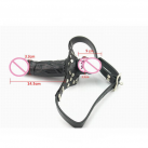 Страпон с клепаным ремнем photo 1