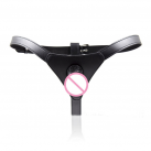 Страпон силіконовий, ремінь шкіряний Dido Les photo 1