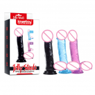 Реалістичний фалоімітатор вигнутий Lovetoy 7 photo 2